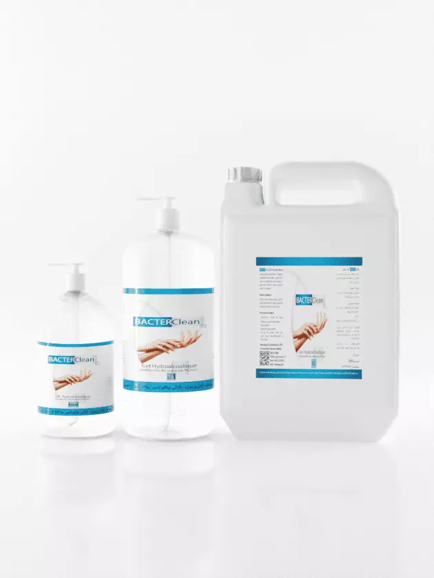 gel hydroalcoolique bacterclean