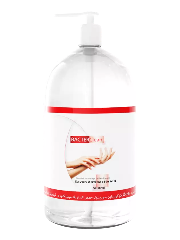 savon antibacterien bacterclean 500ml